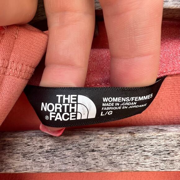 North Face Canyonlands Peach Salmon Pullover 1/4 Zip Jacket NF00CP5N LARGE - Picture 4 of 9